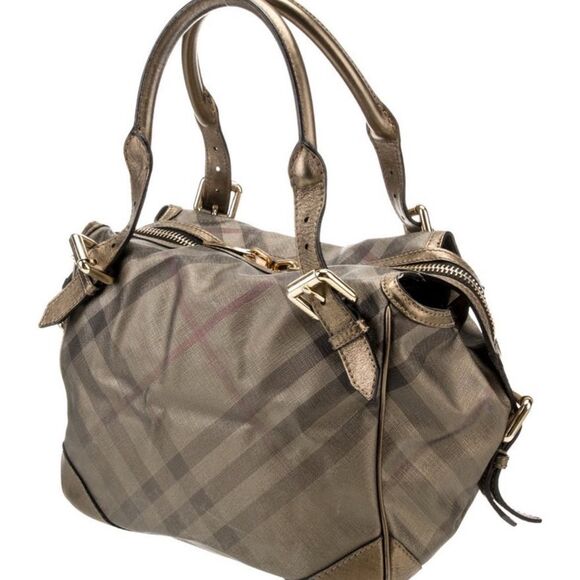 Burrberry Classic Checkered metallic Women's Shoulder Handbag - Picture 5 of 12
